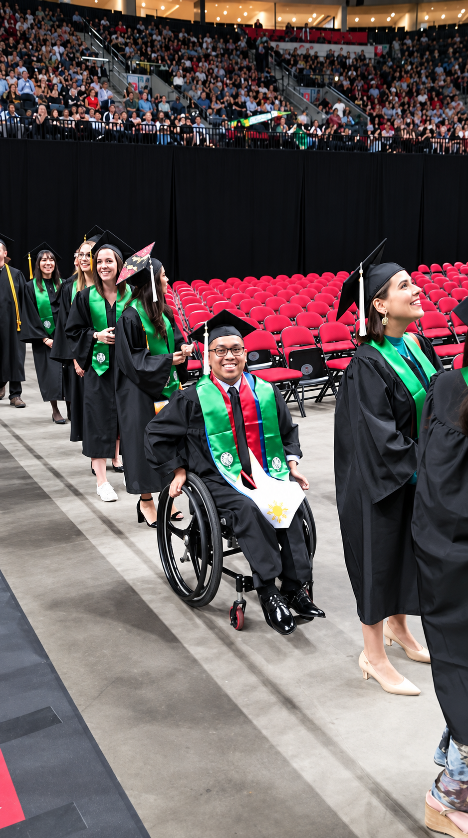 JD Duran at his graduation